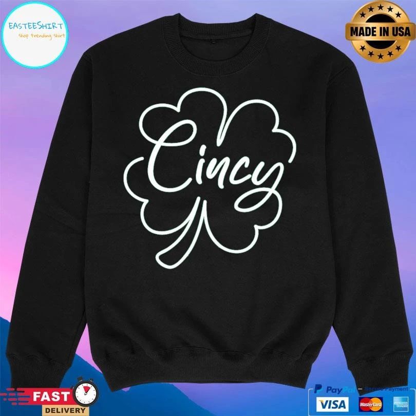 Cincy Clover Outline T-shirts