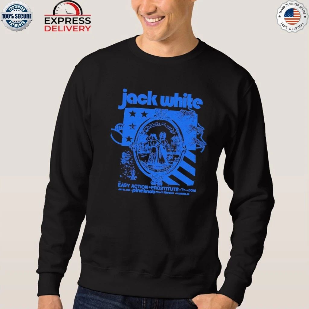 Jack White Detroit Michigan 2026 Exclusive Event Tee At Pine Knob Music Theatre On July 25 2026 Shirt