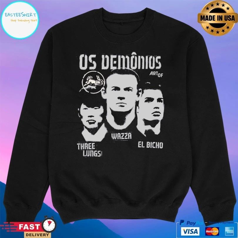 United Os Demônios Art Of Three Lungs Wazza El Bicho T-shirt