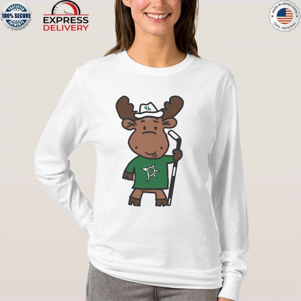 Dallas Stars Doodle Moose Shirt