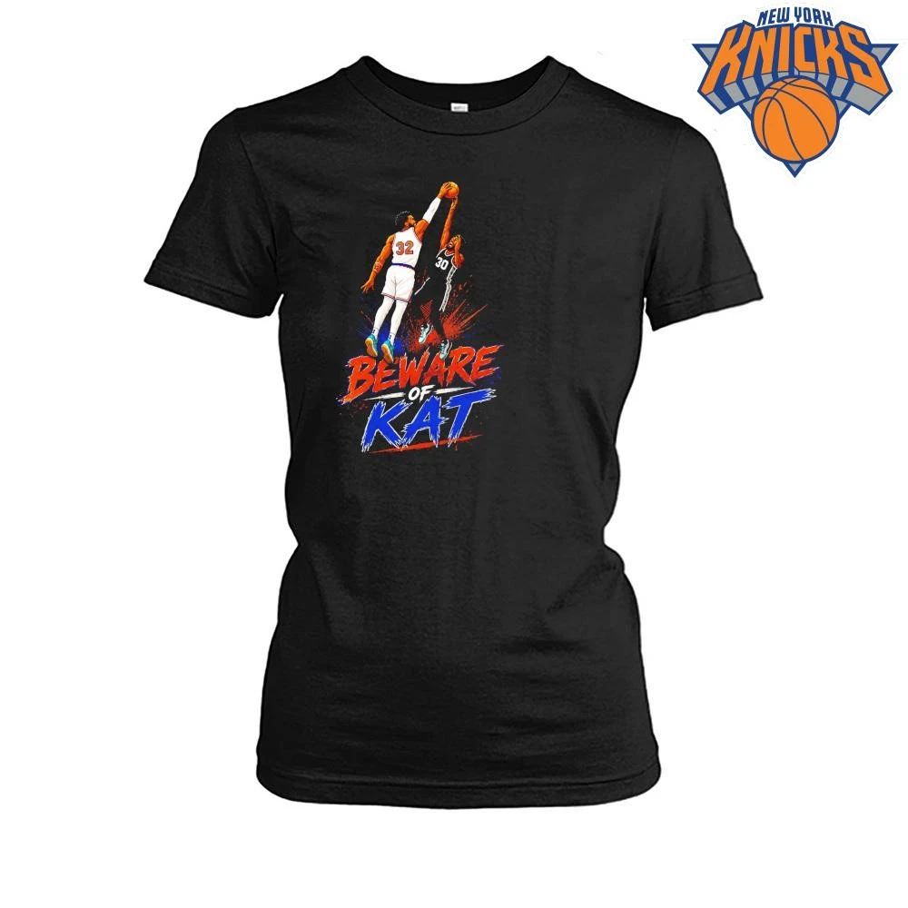 Karl Anthony Towns Beware Of KAT New York Knicks Block San Antonio Spurs NBA Finals 2026 Shirt