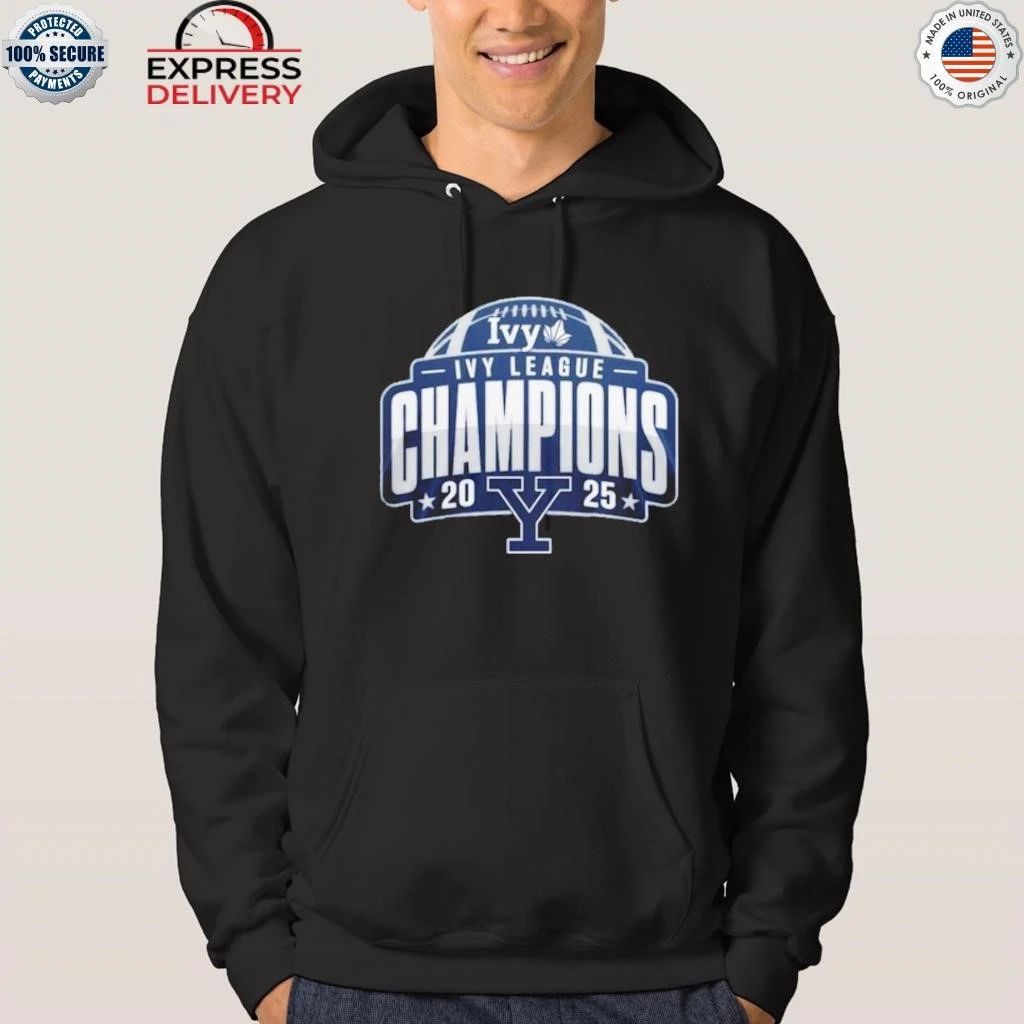 Yale Football 2025 Ivy League Champs Shirt