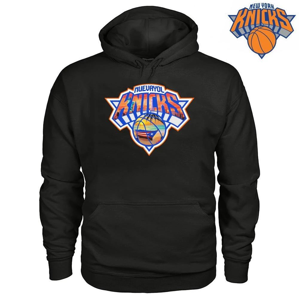 Nuevayol New York Knicks Puerto Rico Flag Sunset Beach Statue of Liberty Vintage NBA Finals 2026 Shirt