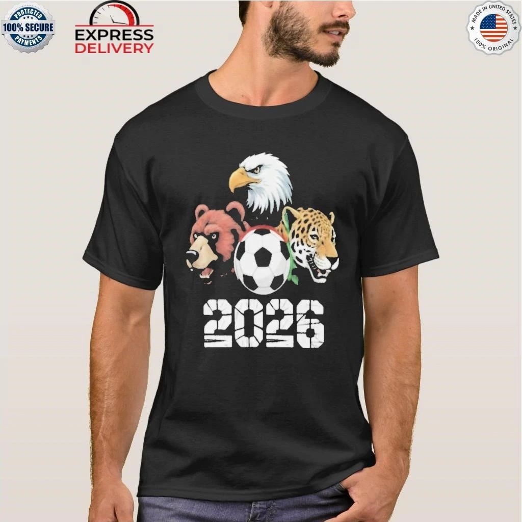 Football World Cup 2026 Mascots Shirt