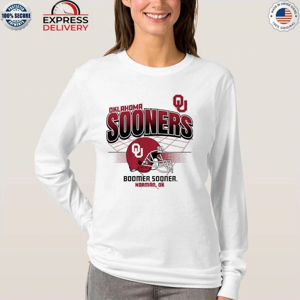 Oklahoma Football Helmet Grid Shirt