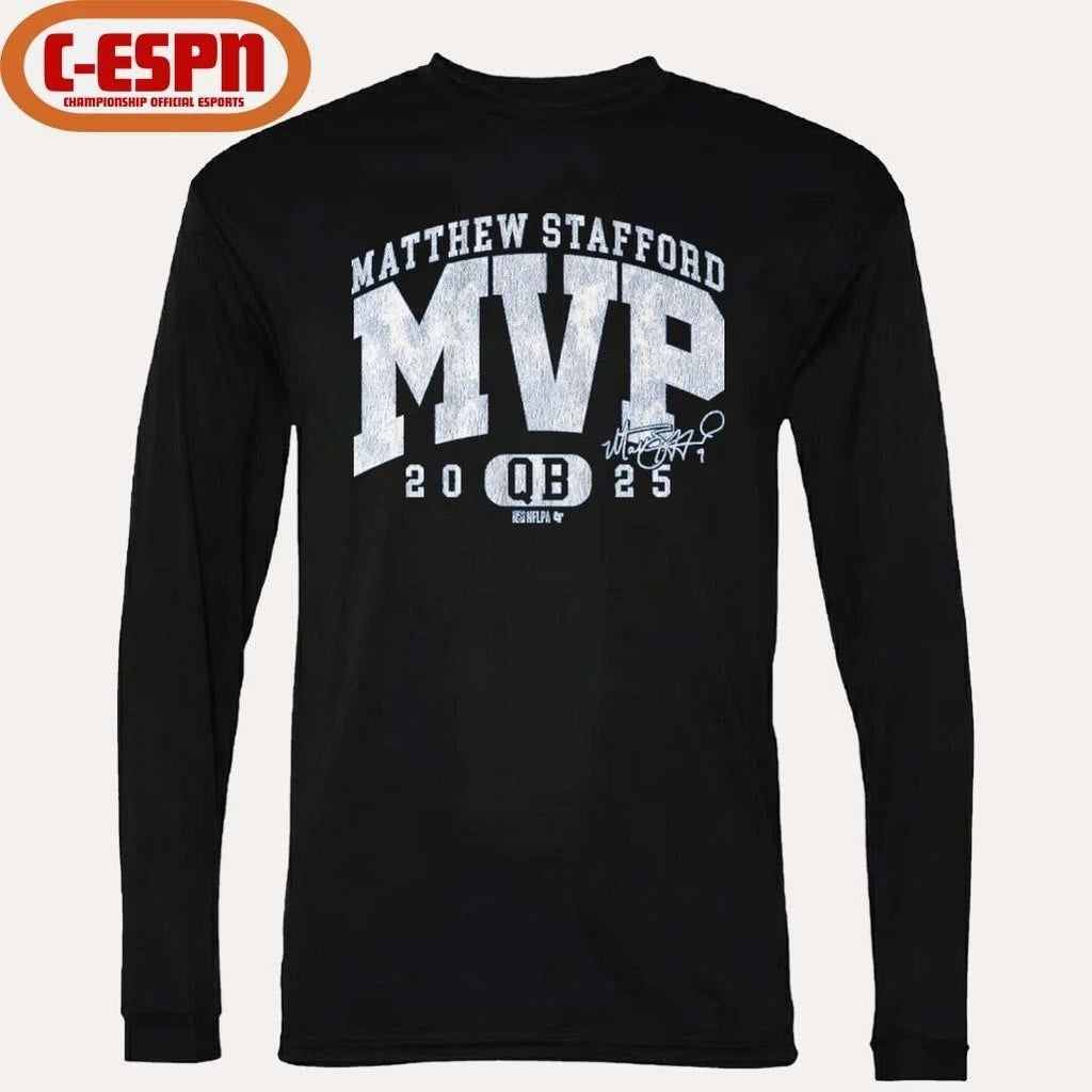 Matthew Stafford 2025 MVP QB T-Shirt