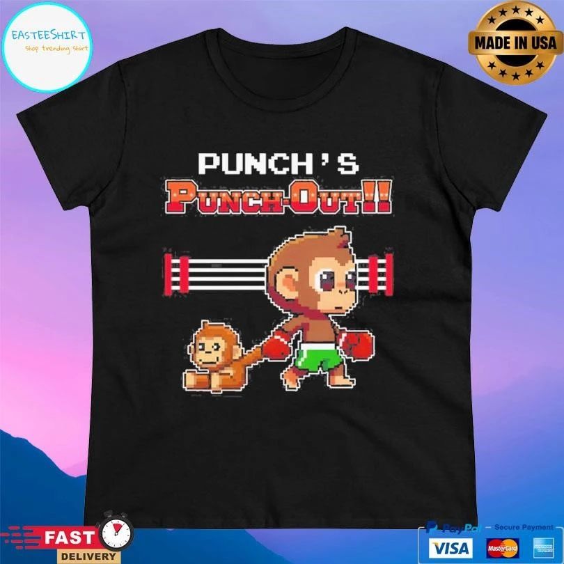 Punch The Monkey Punch’s Punch-Out 2026 T-shirts