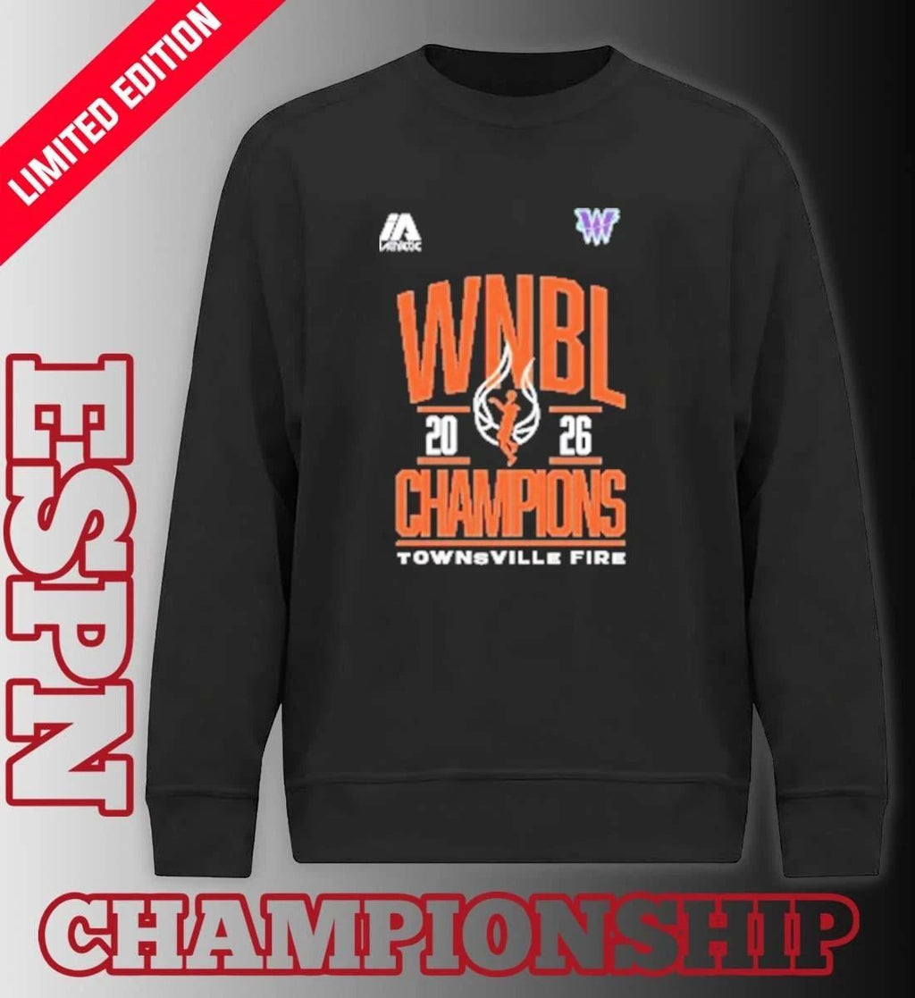 Townsville Fire 2026 WNBL Champions Shirt