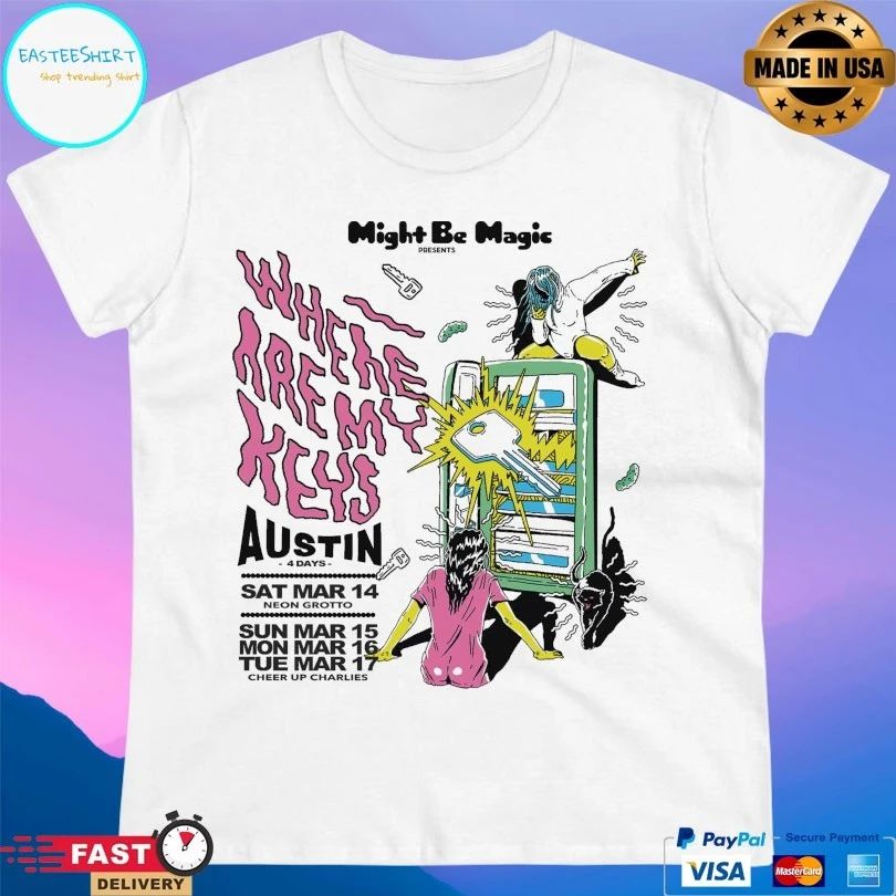 Where Are My Keys Might Be Magic Presents T-shirts
