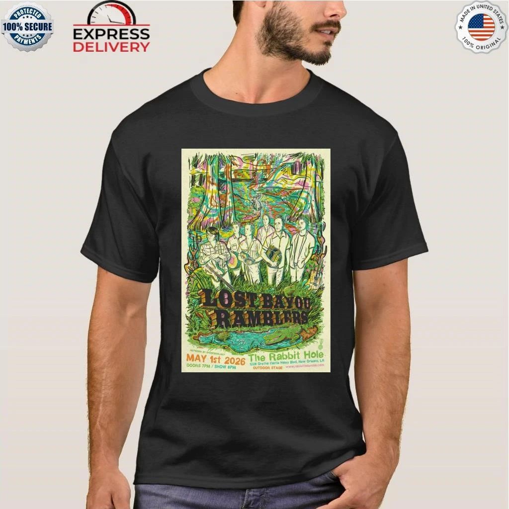 Lost Bayou Ramblers The Rabbit Hole New Orleans LA May 1 2026 Shirt