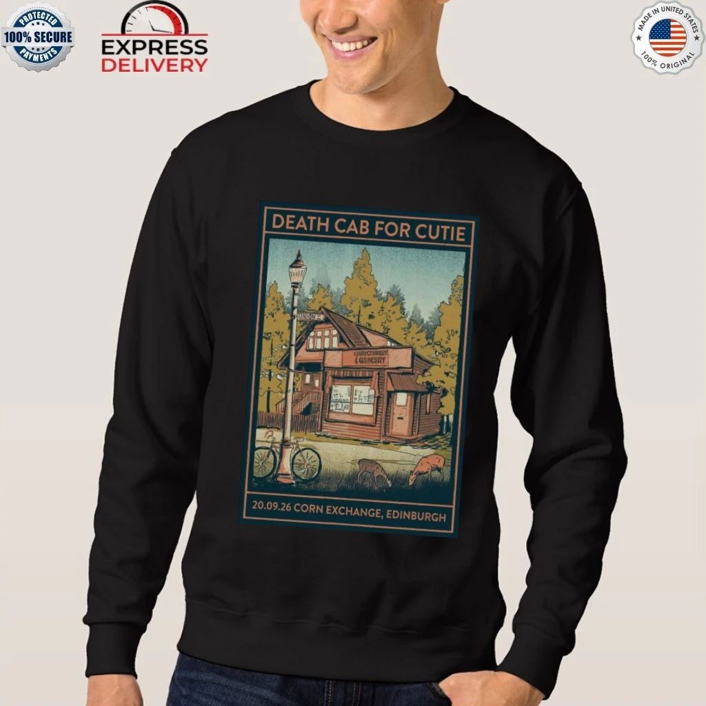 Death Cab For Cutie Edinburgh Corn, Exchange UK, Sept 20 2026 Shirt