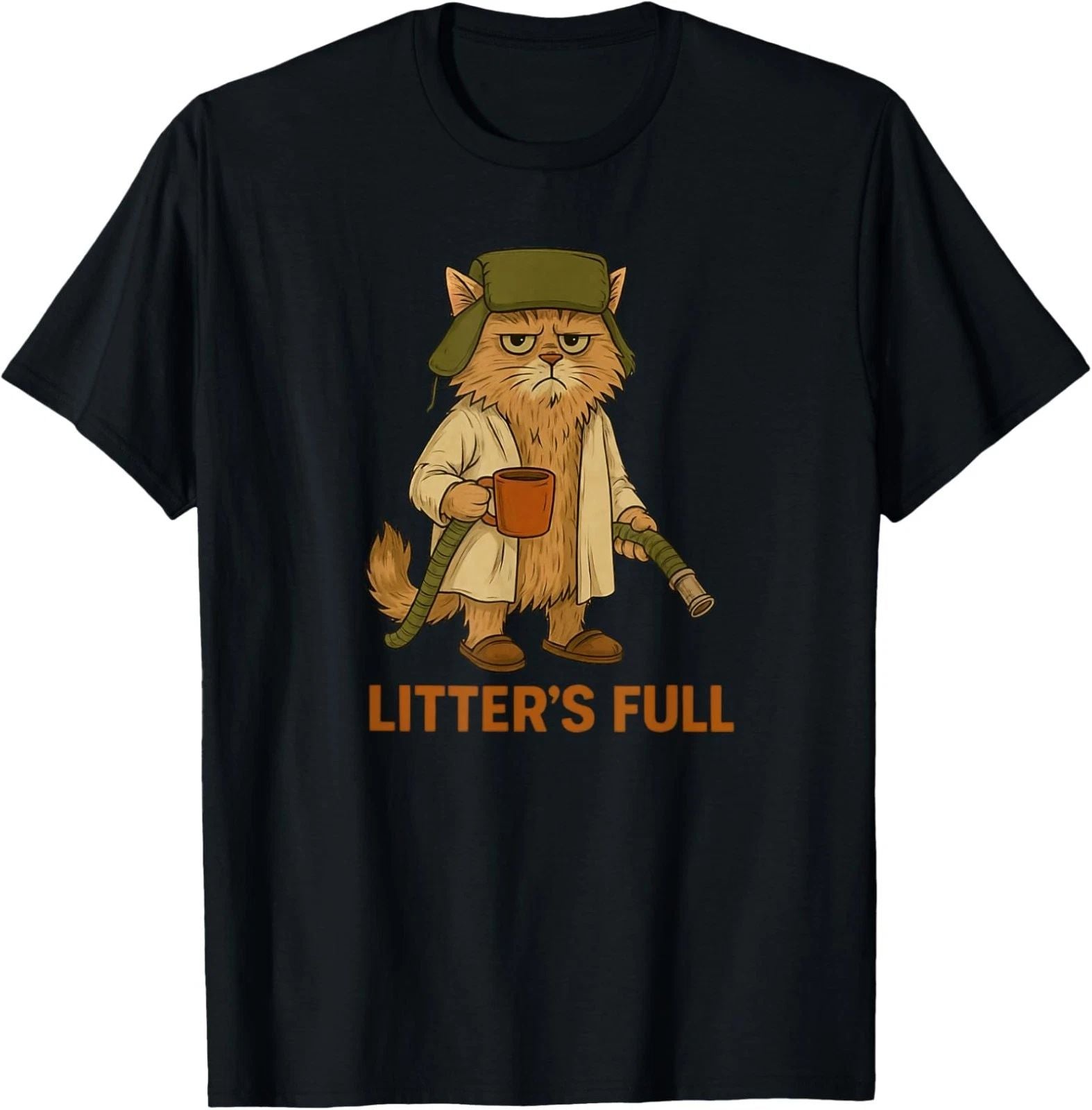 Litters Full Cat Parody Funny Cat Christmas Unisex T-Shirt Size S-5XL
