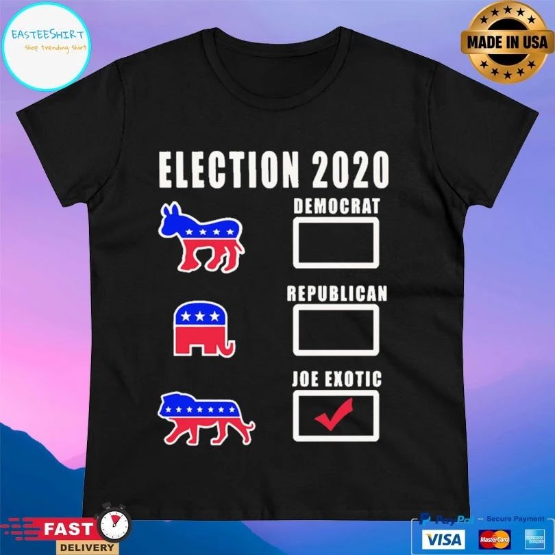 Election 2020 Democrat Republican Joe Exotic T-shirt