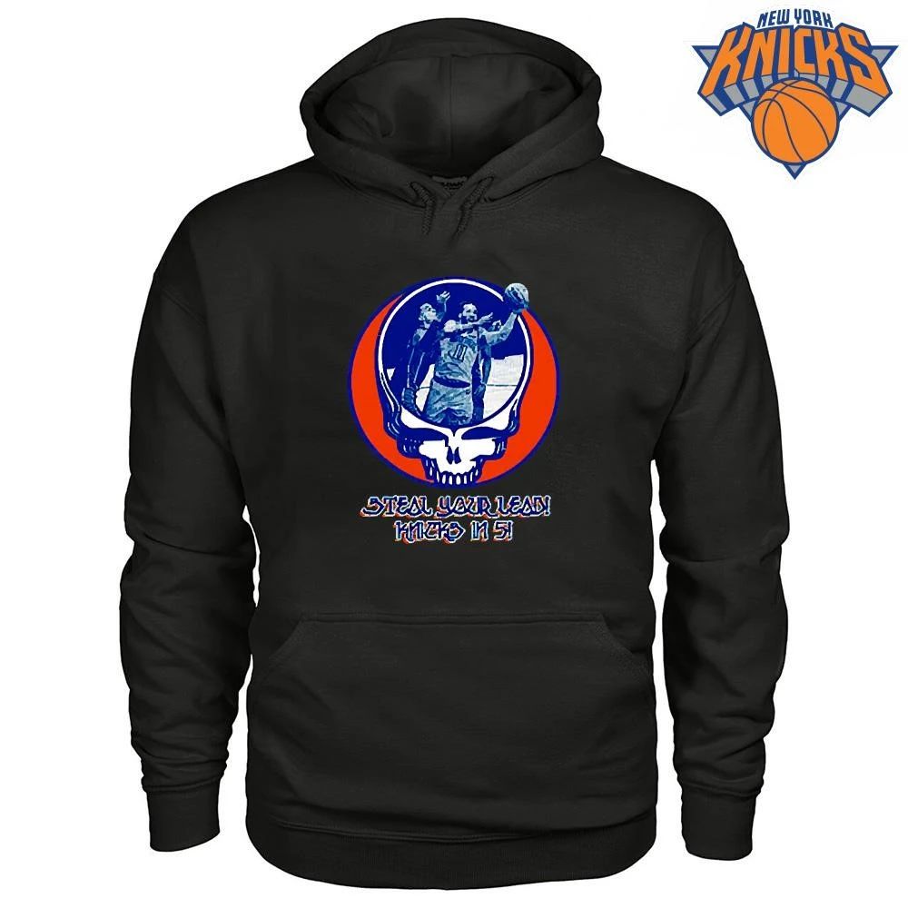 New York Knicks Champions NBA 2026 Grateful Dead Steal Your Lead Shirt