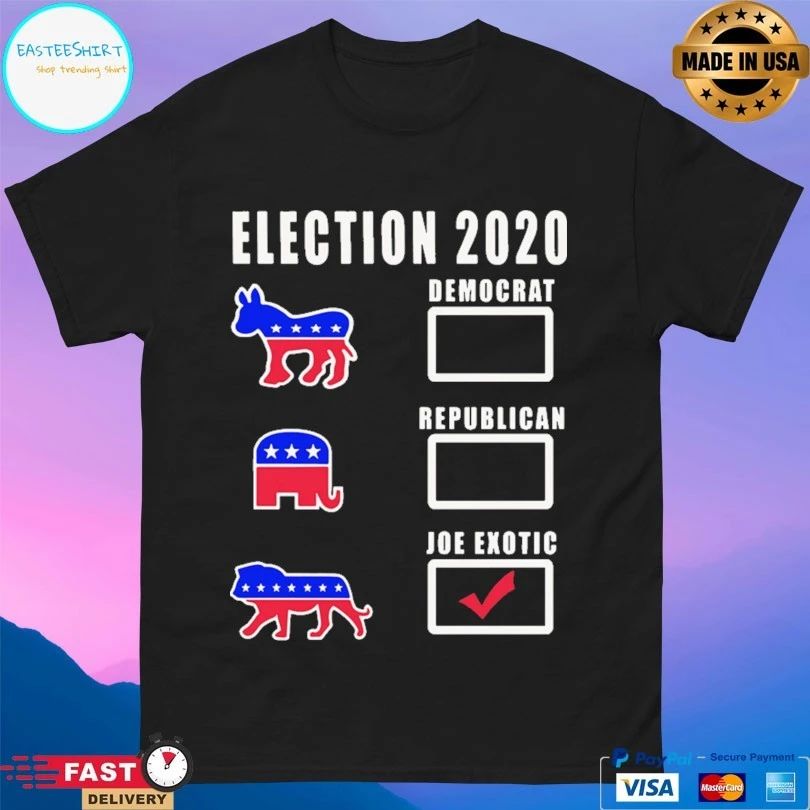 Election 2020 Democrat Republican Joe Exotic T-shirt