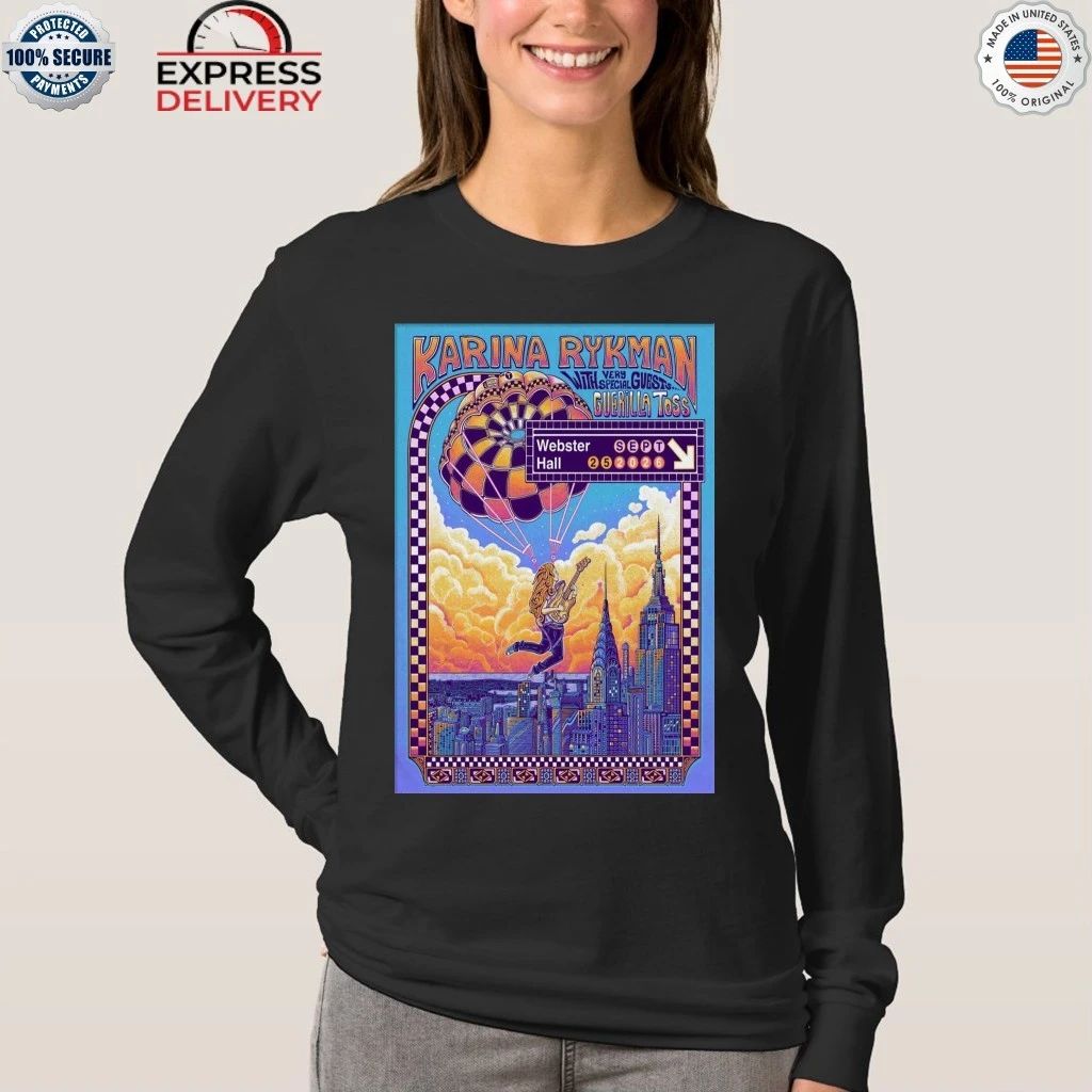 Karina Rykman, Webster Hall, Sep 25, 2026 Shirt