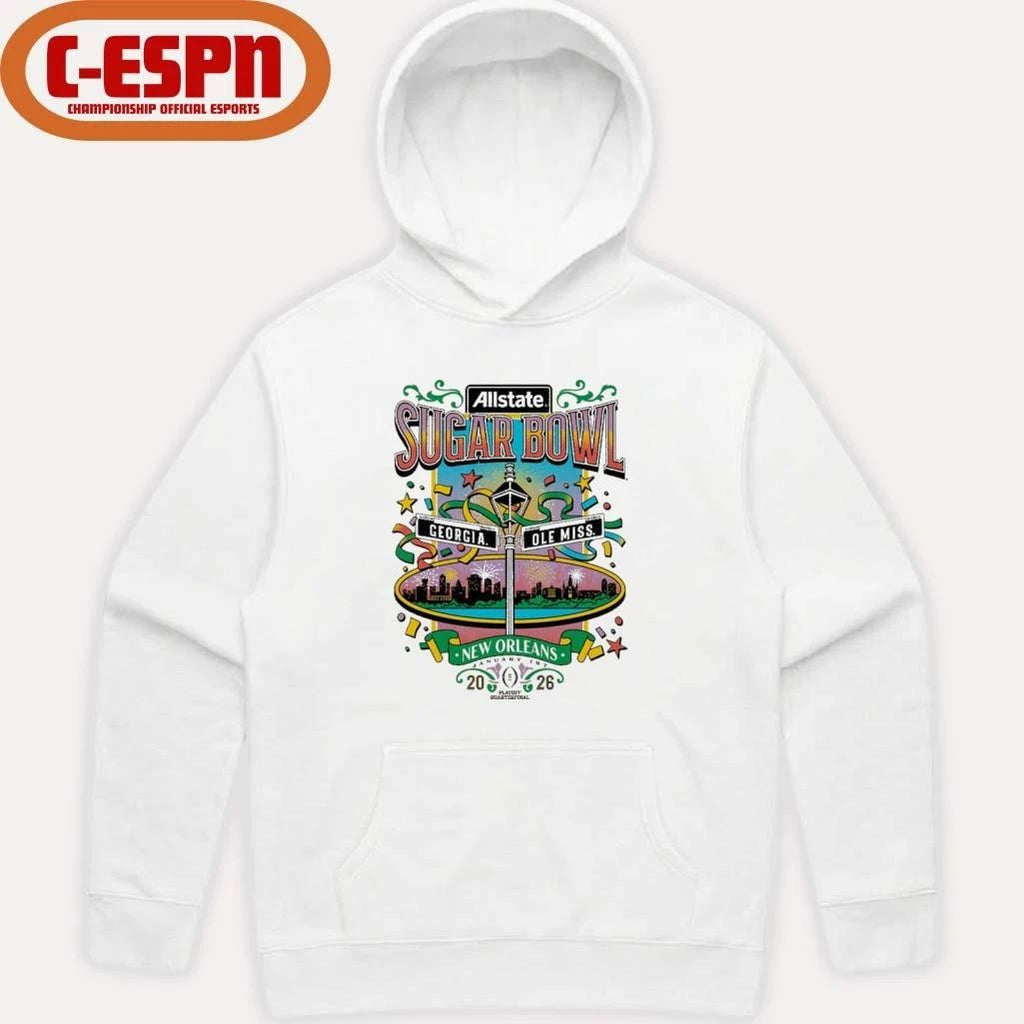 Sugar Bowl Bourbon Street Georgia Vs Ole Miss Shirt