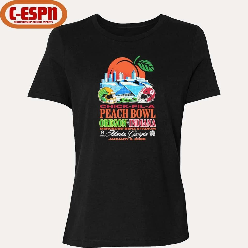Chick-Fil-A Peach Bowl IU Vs Oregon Mercedes-Benz Stadium T-Shirt