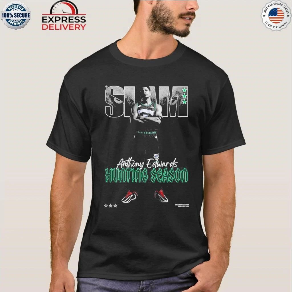 Anthony Edwards Minnesota Timberwolves SLAM Cover Shirt