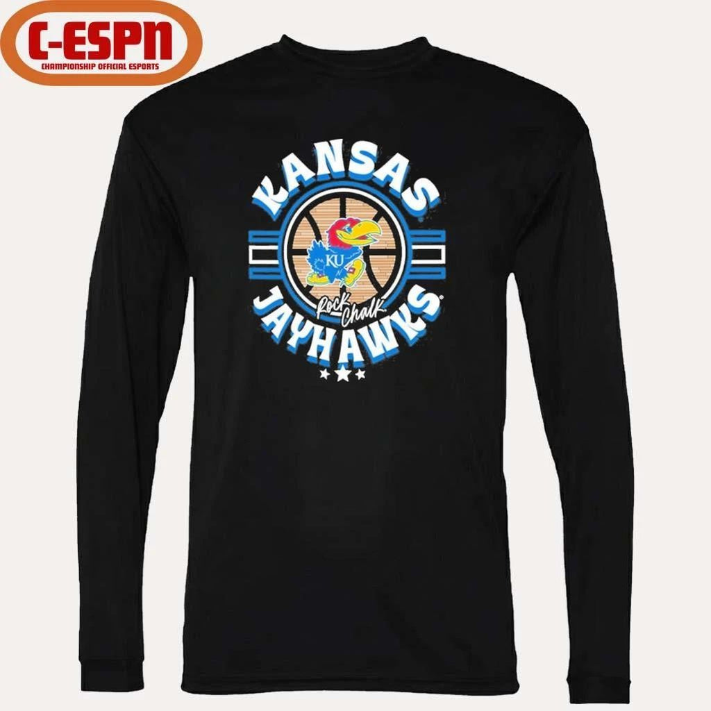 Kansas Jayhawks Basketball Court Ball Shirt