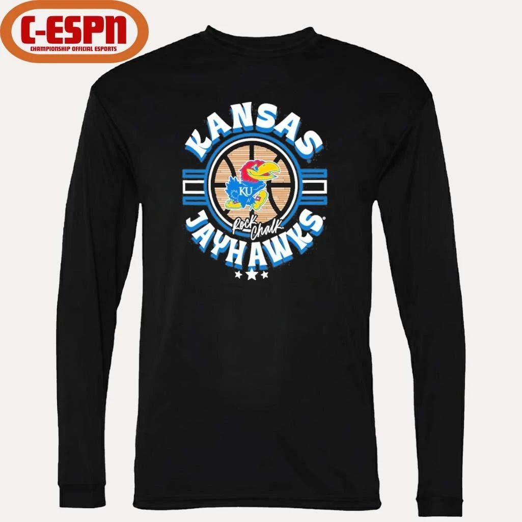 Kansas Jayhawks Basketball Court Ball Shirt