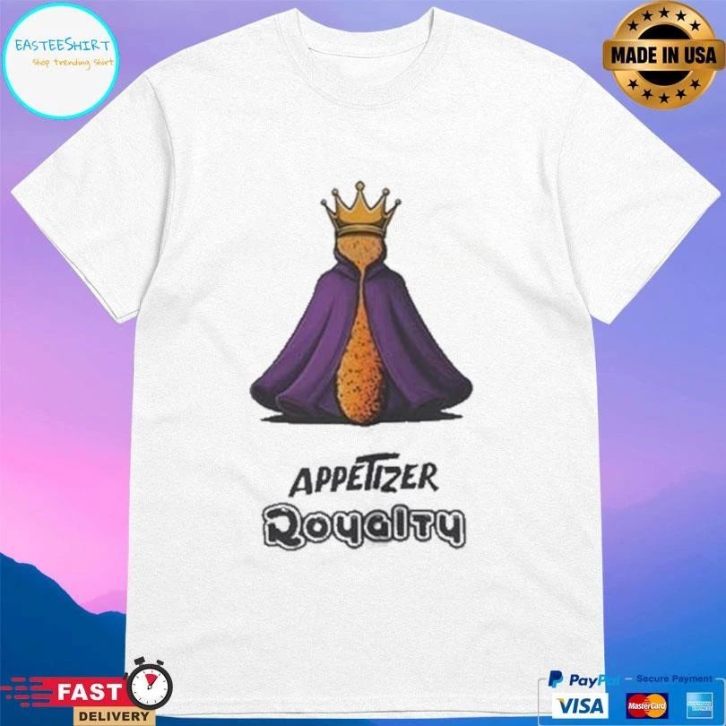 Mozzarella Stick Appetizer Royalty T-shirts