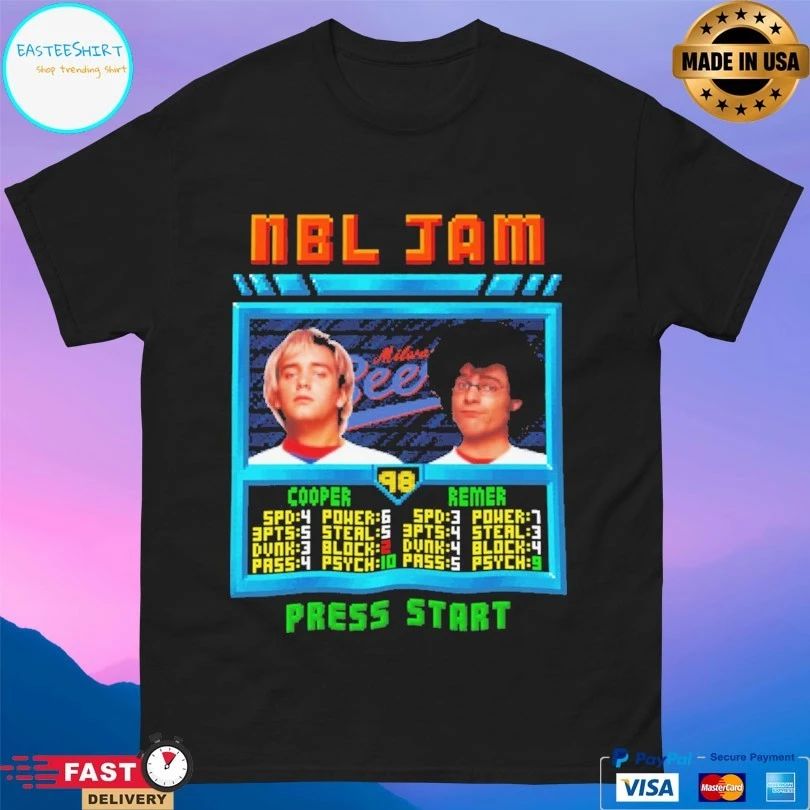 NBL JAM Cooper Vs Remer Press Start T-shirt