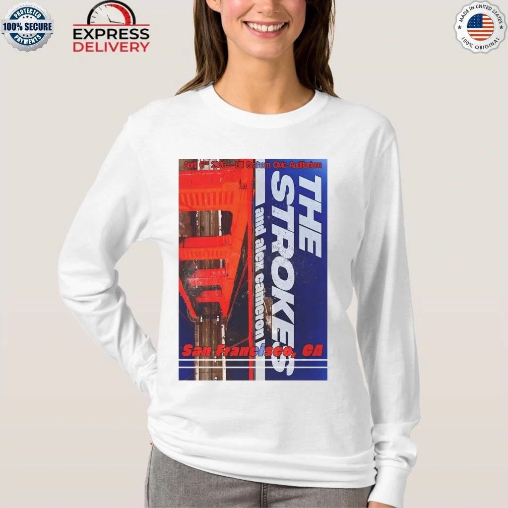 The Strokes At Bill Graham Civic Auditorium On Apr 6 2026 Shirt