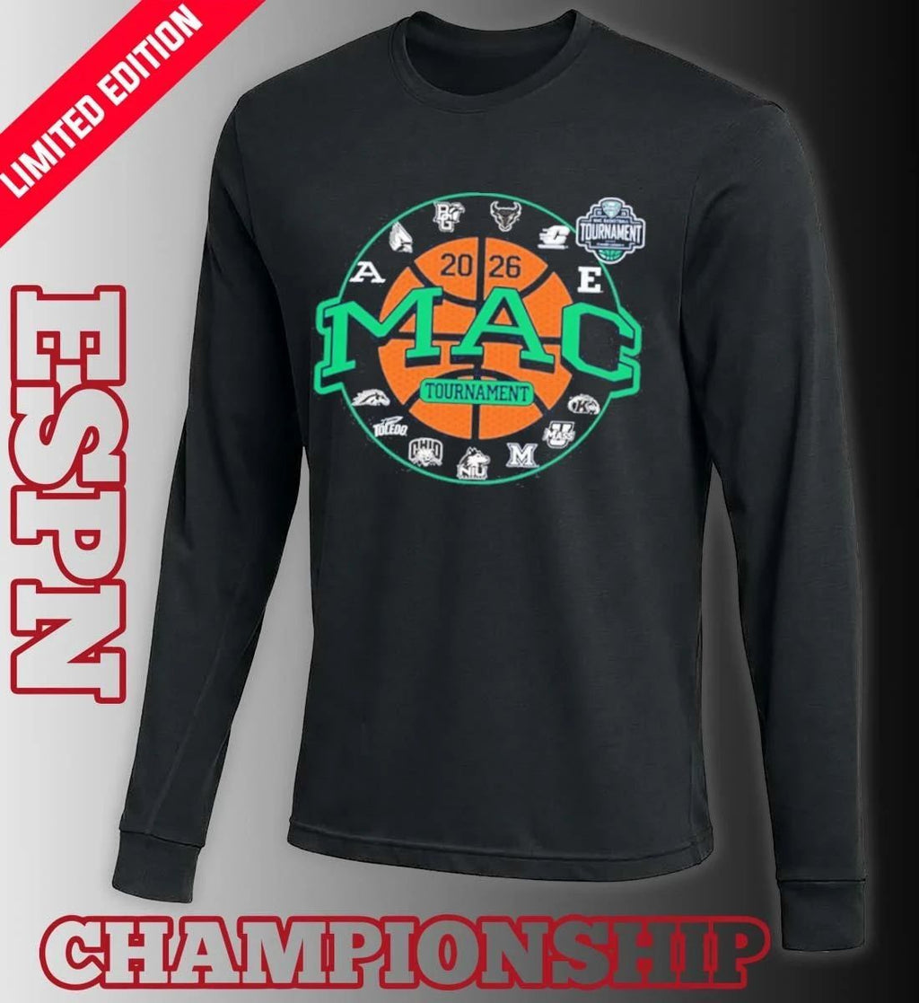 2026 MAC Men’s Basketball Tournament Team Logo Shirt