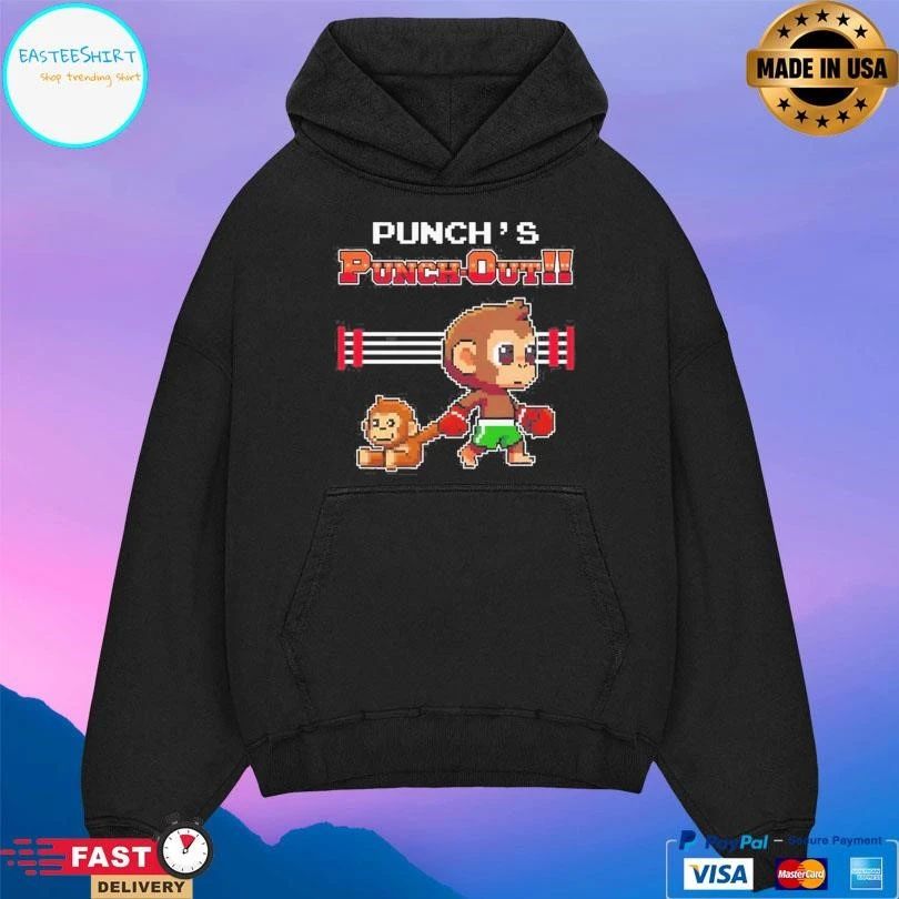 Punch The Monkey Punch’s Punch-Out 2026 T-shirts