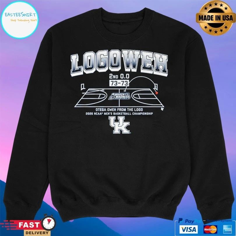 Kentucky Wildcats Mbb Otega Oweh From The Logo 2026 Ncaa Men’s Basketball Championship March Madness T-shirt