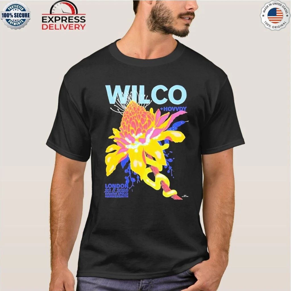 Wilco Eventim Apollo 2026 Hammersmith London August 20th Shirt