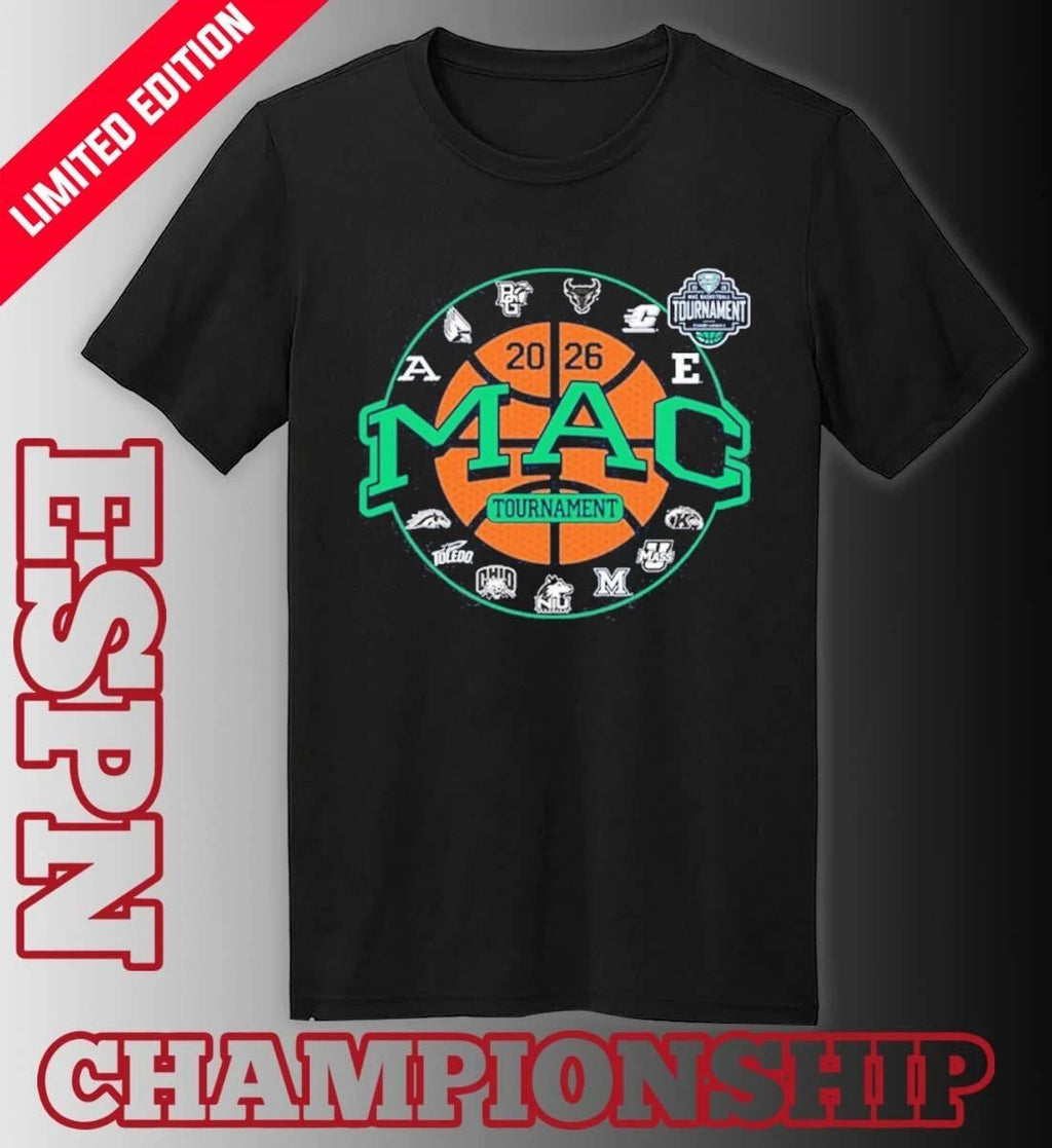2026 MAC Men’s Basketball Tournament Team Logo Shirt