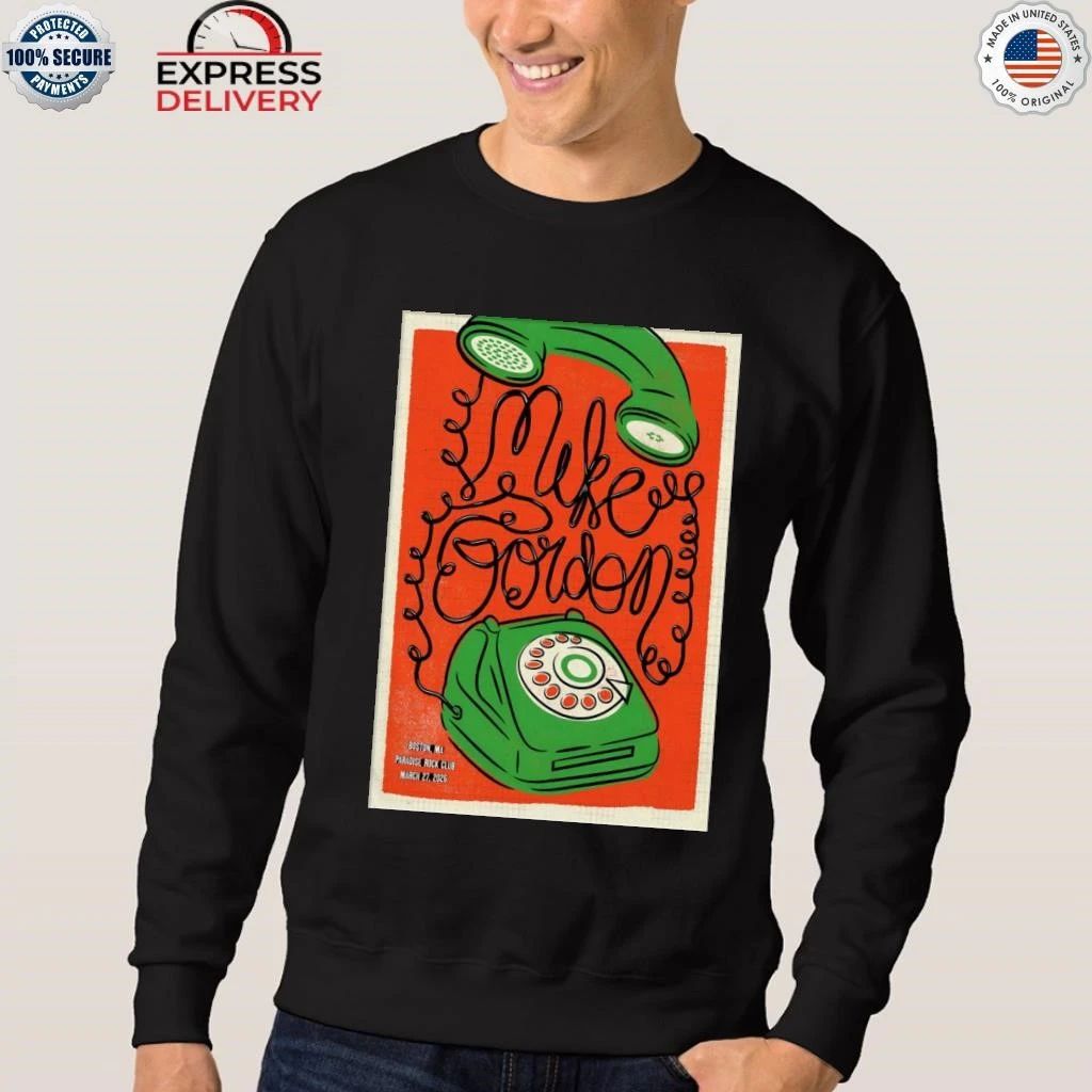 Mike Jordon Paradise Rock Club In Boston MA Mar 27 2026 Shirt