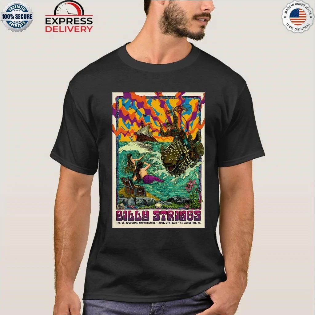 Billy Strings St. Augustine FL On Apr 2-4 2026 Show Shirt