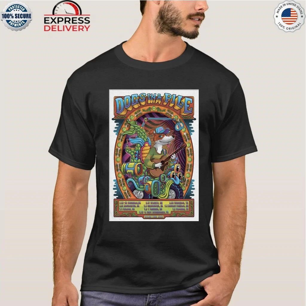 Dogs In A Pile 2026 Spring Tour Shirt