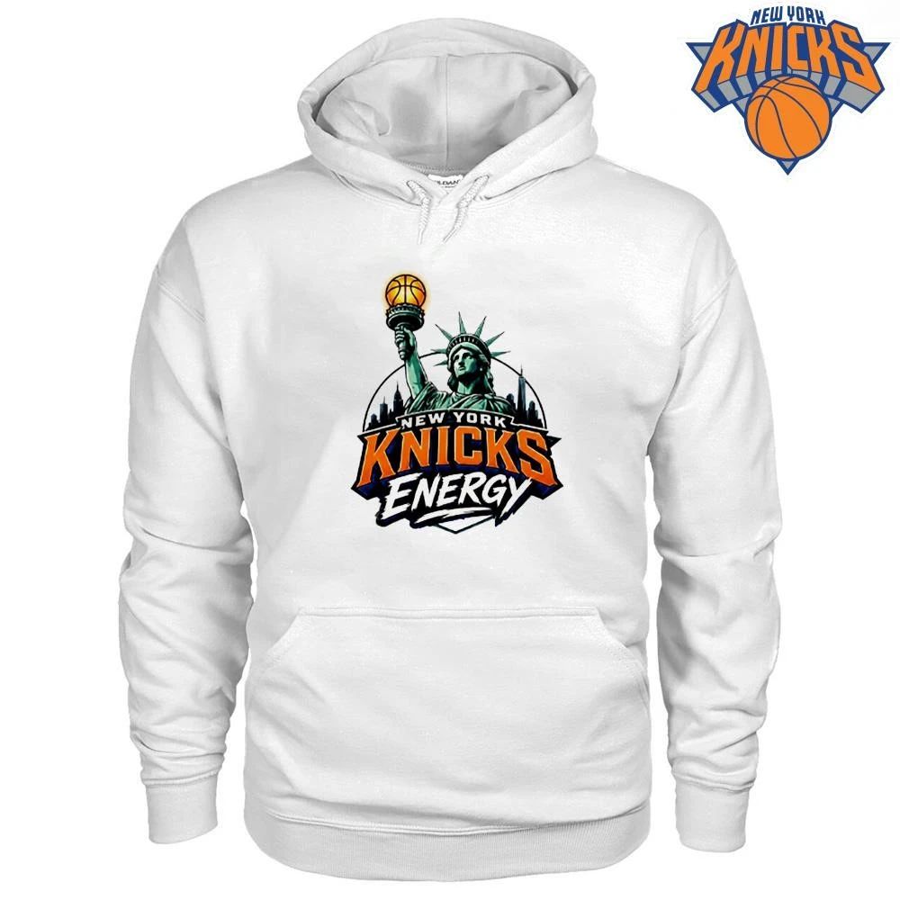 New York Knicks Energy Statue of Liberty Basketball Skyline NBA Finals 2026 Shirt