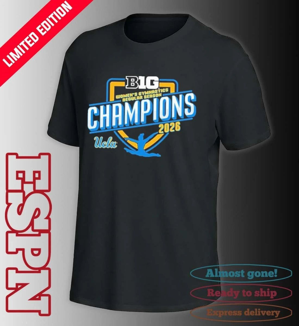 UCLA Bruins 2026 Big Ten Women’s Gymnastics Regular Season Champions Shirt