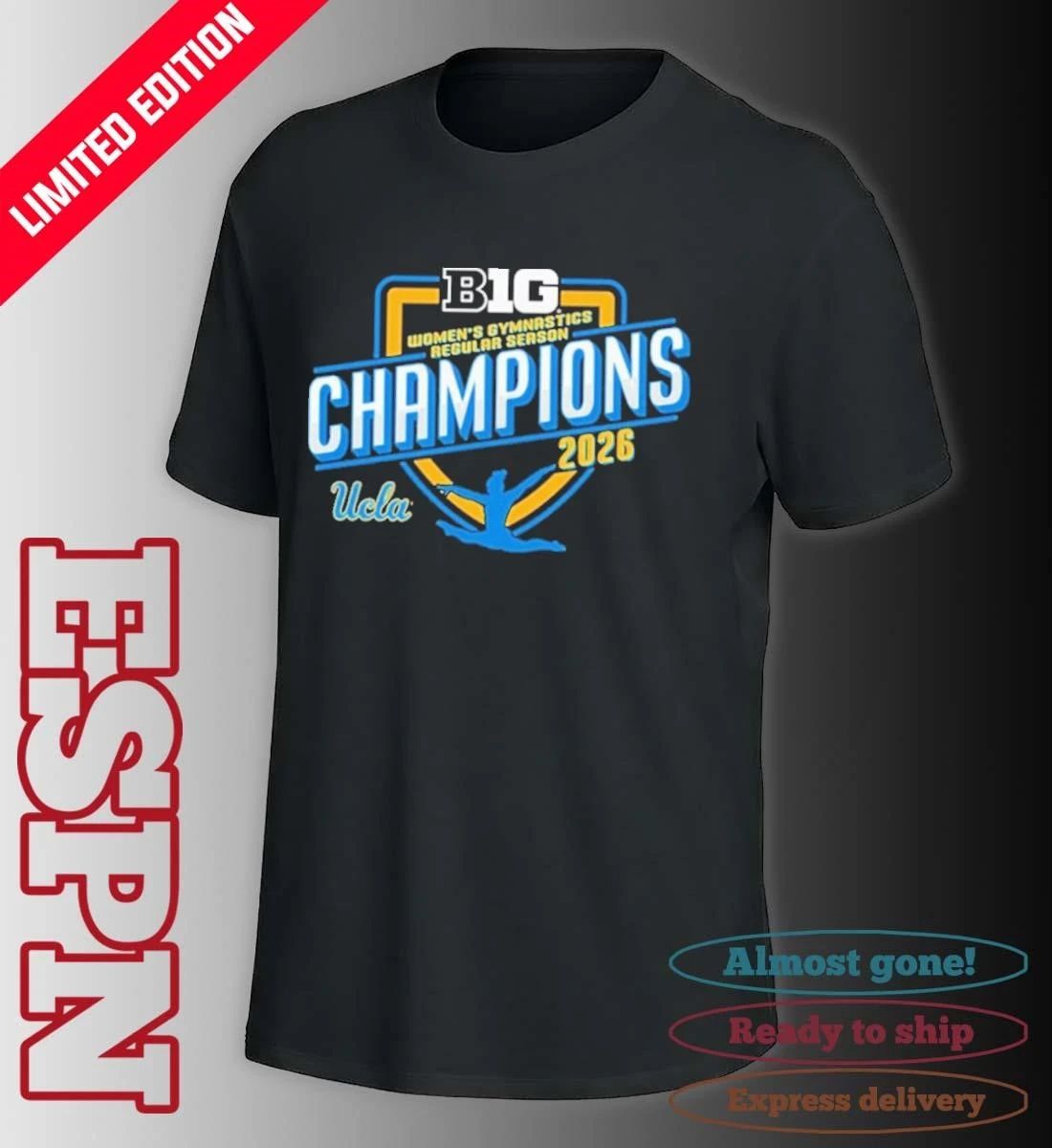 UCLA Bruins 2026 Big Ten Women’s Gymnastics Regular Season Champions Shirt