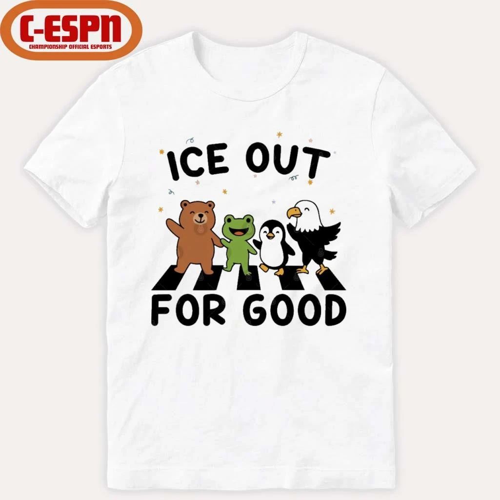 ICE Out For Good Resist Animals Frog Bear Penguin Eagle Shirt