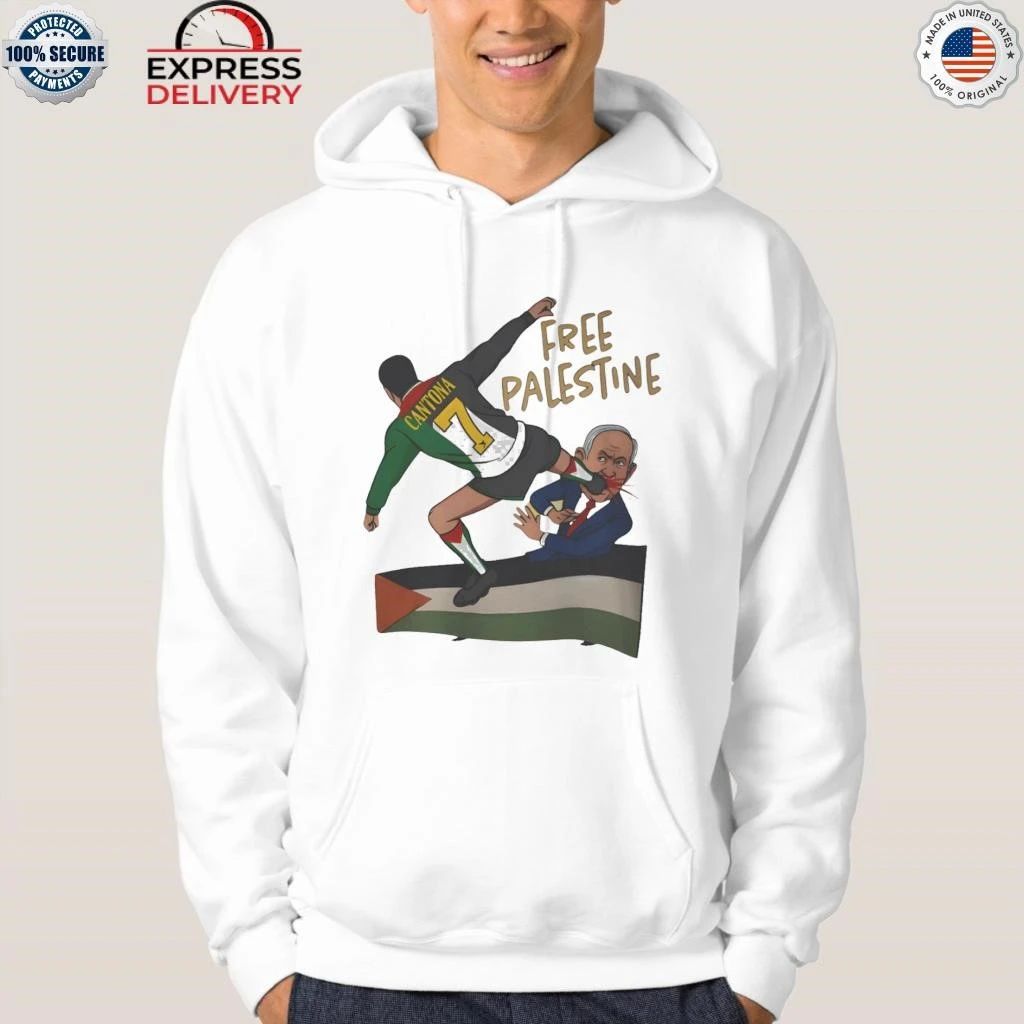 Eric Cantona Kick Free Palestine Shirt