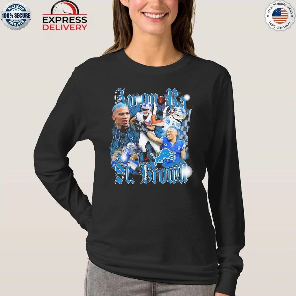 Detroit Lions Amon-Ra St. Brown Black Notorious Shirt