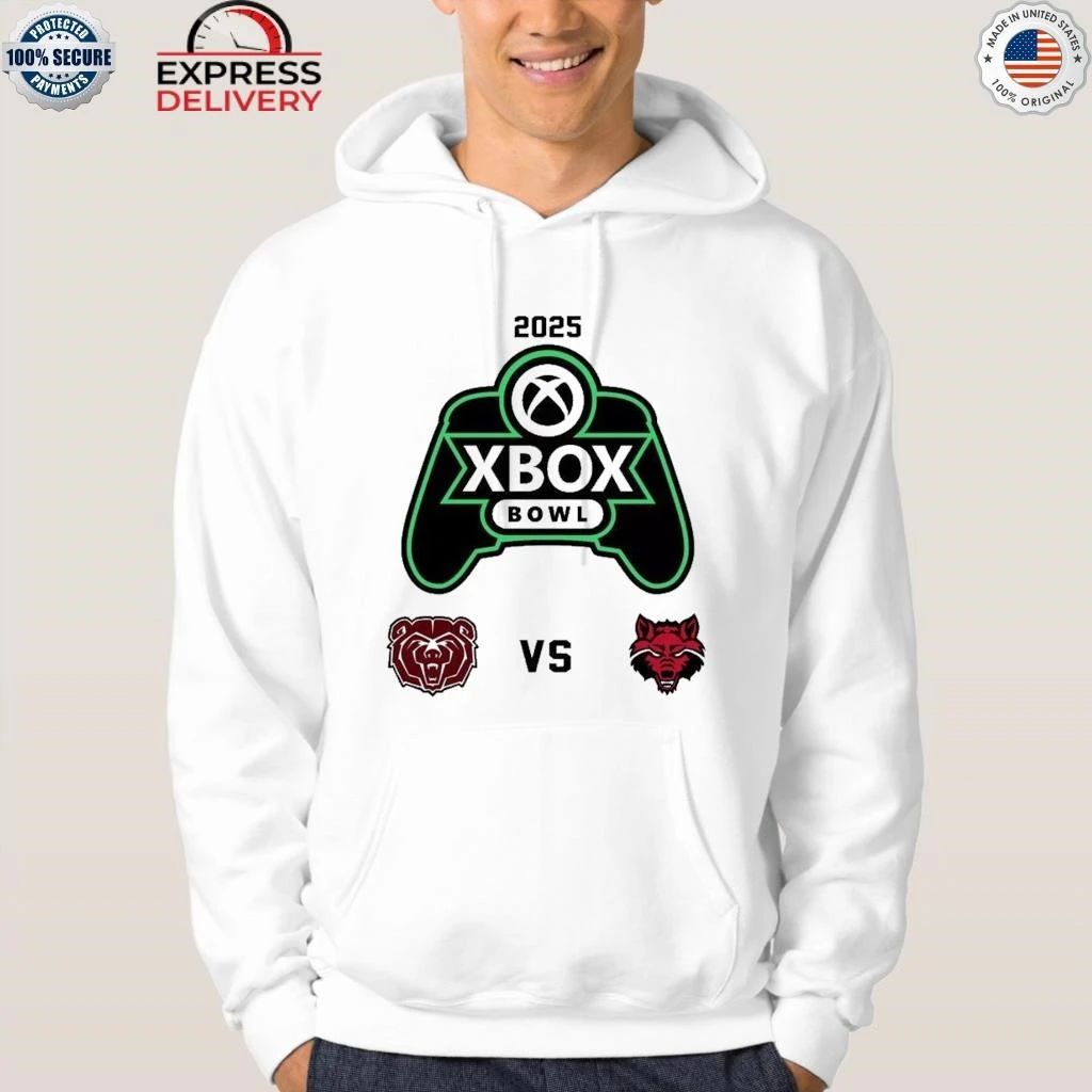 Xbox Bowl Missouri State Bears Vs Arkansas State Red Wolves Matchup On December 18 2025 Shirt