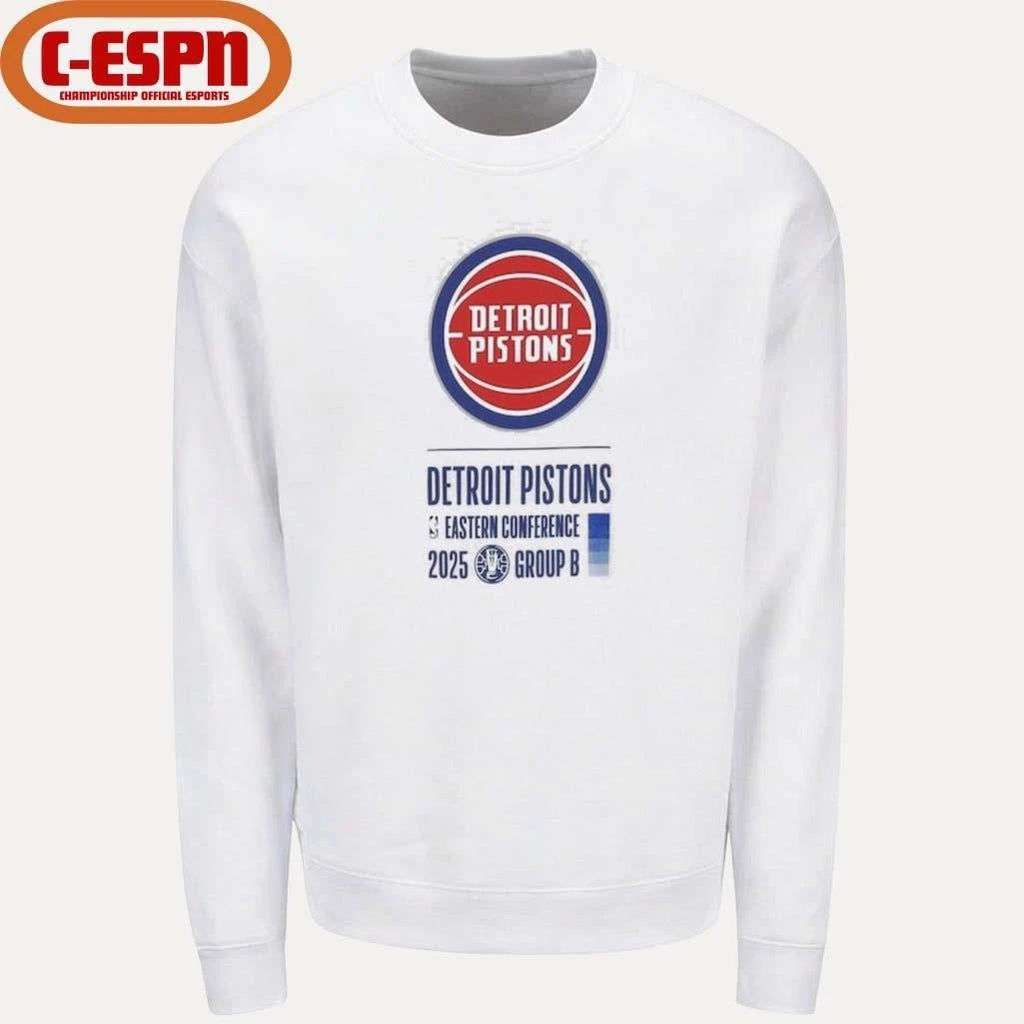 Detroit Pistons NBA Cup Eastern Conference Group B T-Shirt