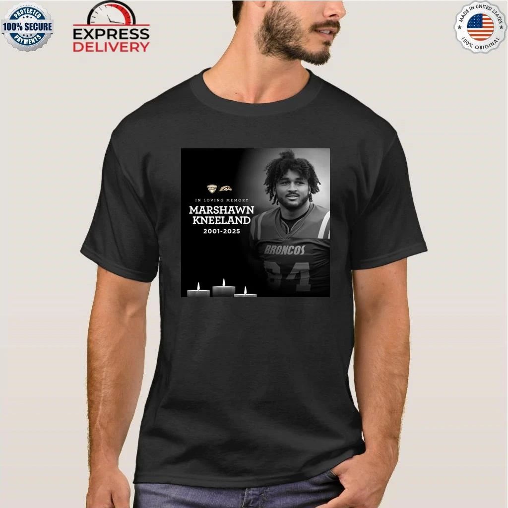 In Loving Memory Marshawn Kneeland Dallas Cowboys 2001 – 2025 Mid-American Conference Shirt