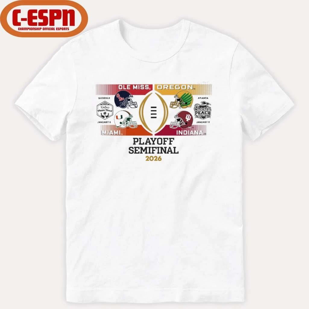CFP Semifinal Four Team Bracket Shirt