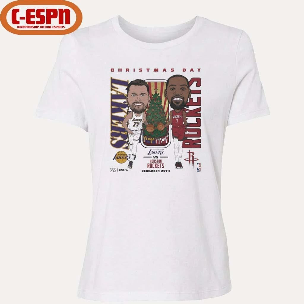 Luka Doncic Vs Kevin Durant 2025 NBA Christmas Day Match Up Shirt