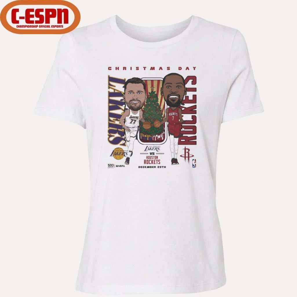 Luka Doncic Vs Kevin Durant 2025 NBA Christmas Day Match Up Shirt