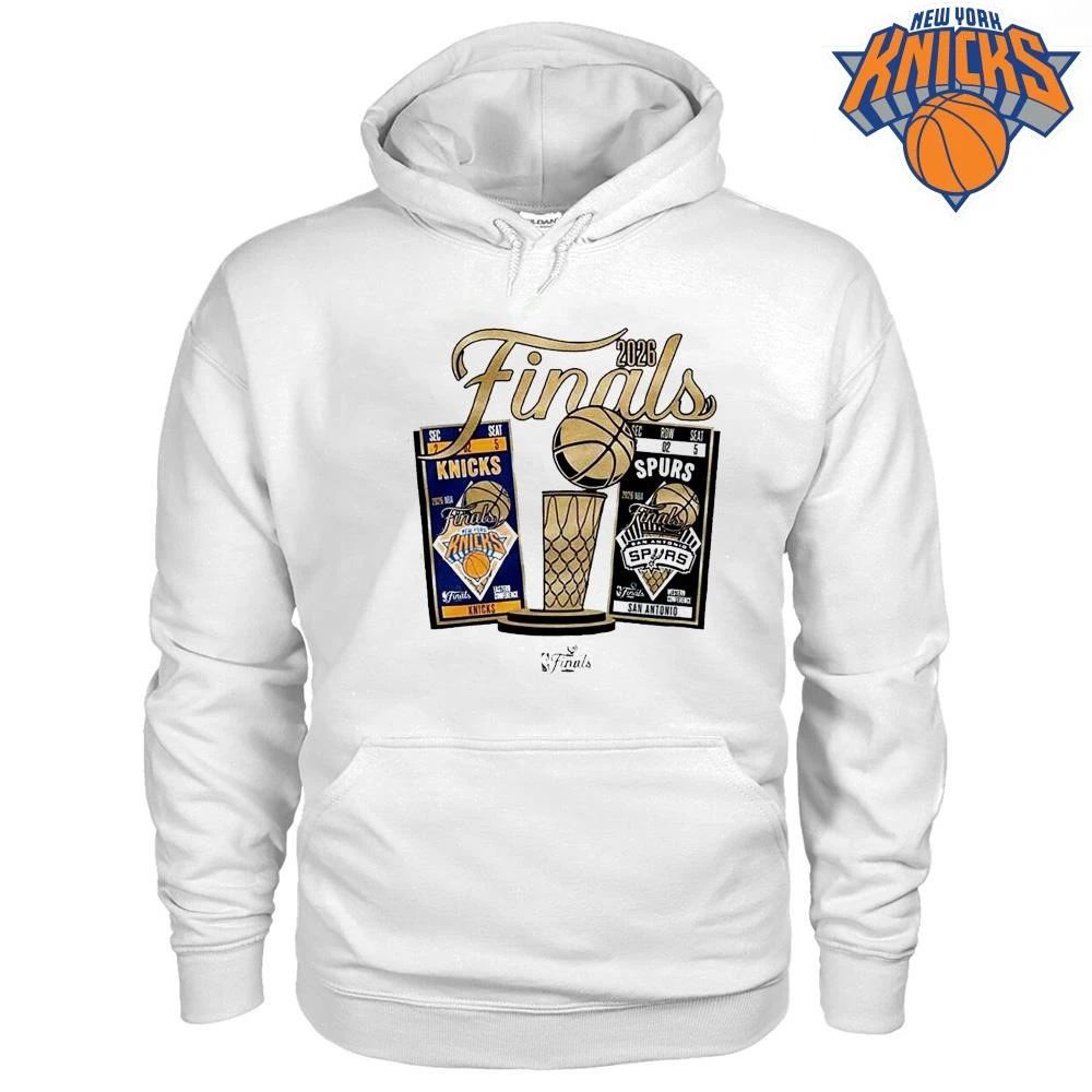 New York Knicks Vs San Antonio Spurs 2026 NBA Finals Ticket Matchup Shirt