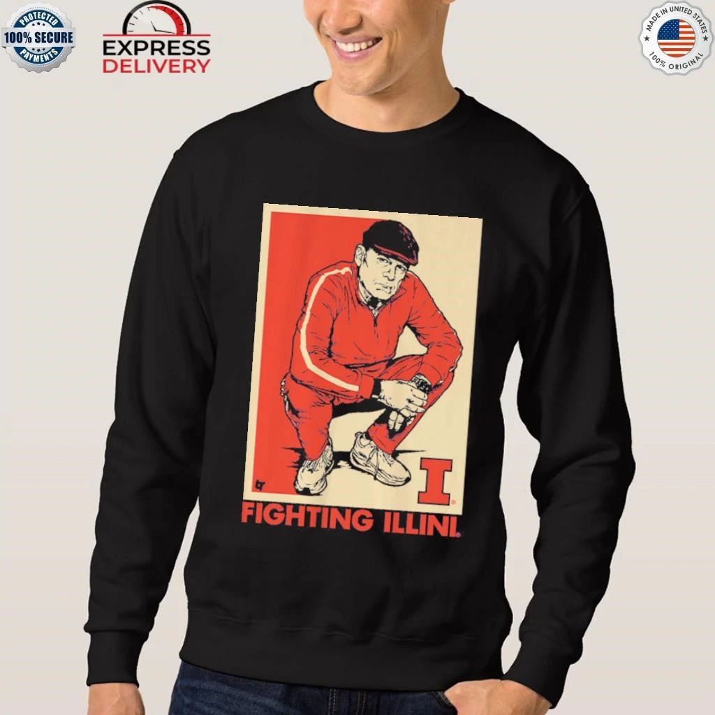 Illinois Basketball Track Suit Coach Underwood Shirt